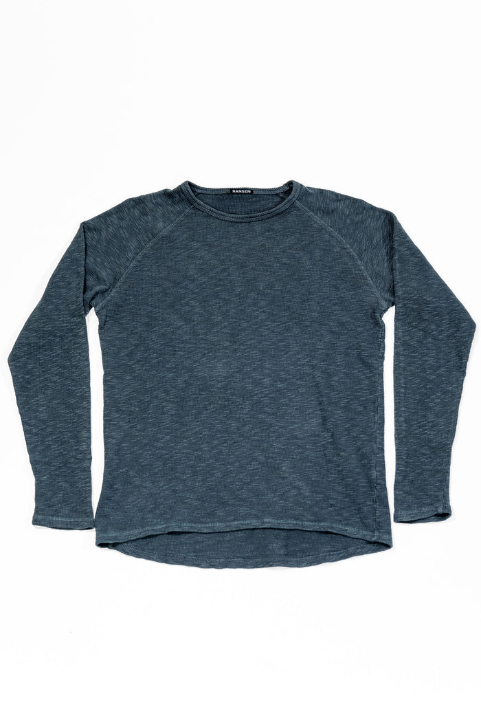 Hansen Garments Felix Raglan Long Sleeve T-Shirt - Ashes