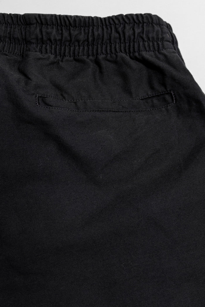 Hansen Garments Janik Casual Drawstring Shorts - Lava. Details of back pocket & waistband