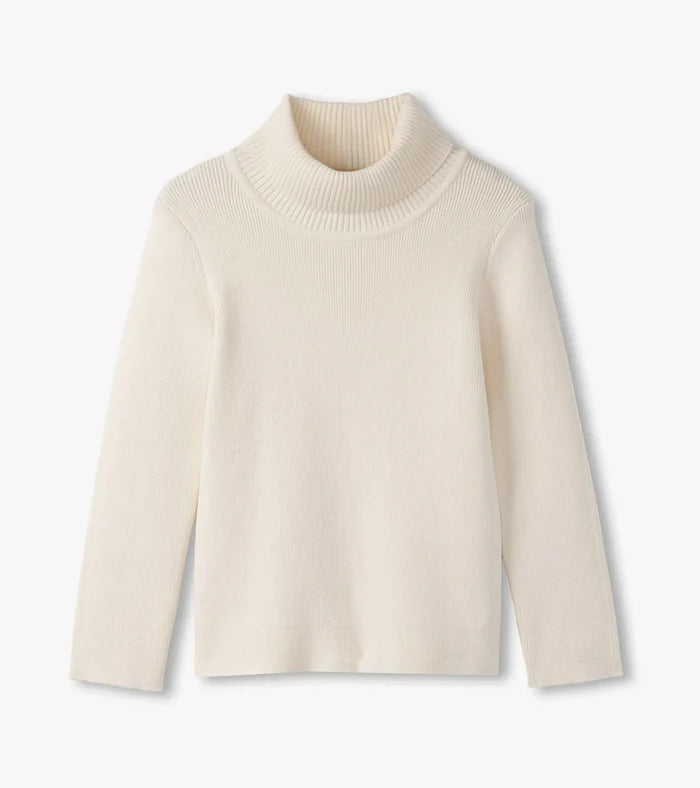 Hatley Girls Cream Turtleneck