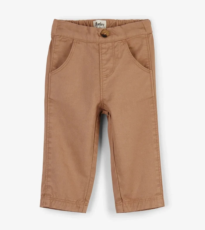 Hatley Khaki Baby Twill Pants