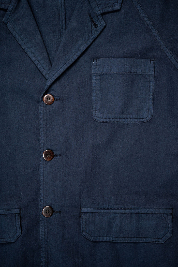Heimat Textil Artist Blazer Herringbone - Ink