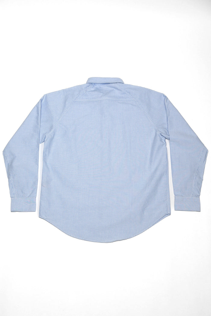 Heimat Textil Artist Shirt - Trail Blue / Seashell Bengal Stripe