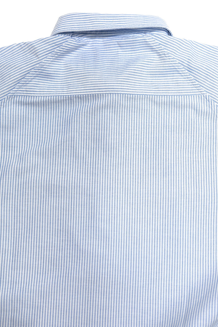 Heimat Textil Artist Shirt - Trail Blue / Seashell Bengal Stripe