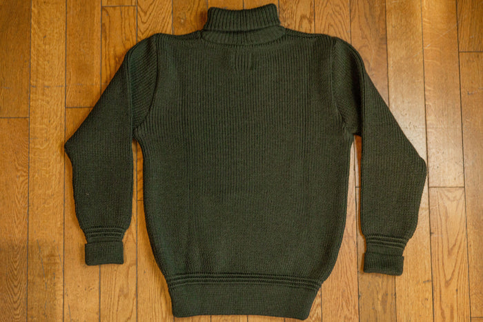Heimat Textil Boat Roll Neck - Military Green