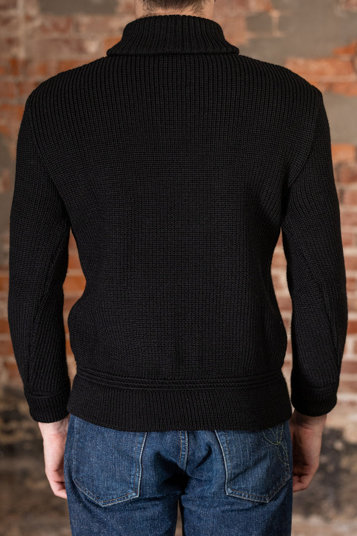 Heimat Textil Boat Roll Neck -Black