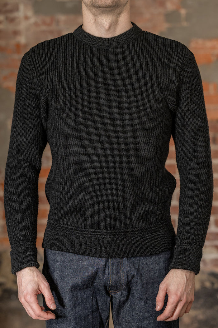 Heimat Textil Crew Neck Sweater - Black