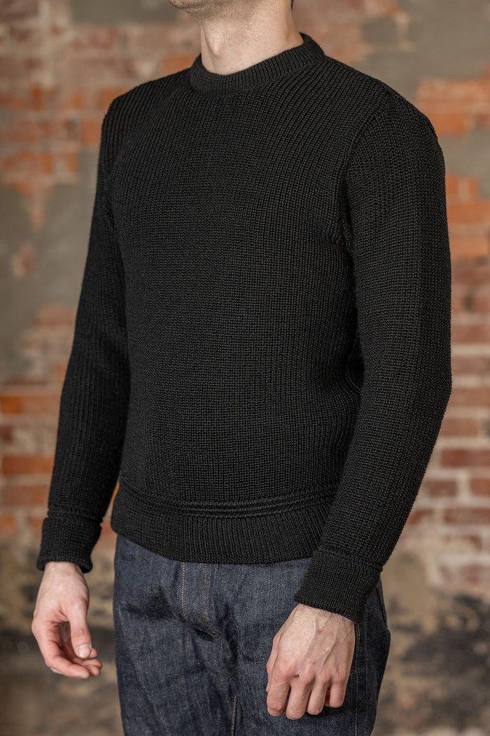 Heimat Textil Crew Neck Sweater - Black