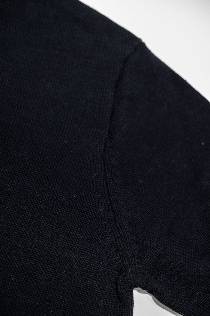 Heimat Textil Harbor Cotton/Linen Sweater - Black