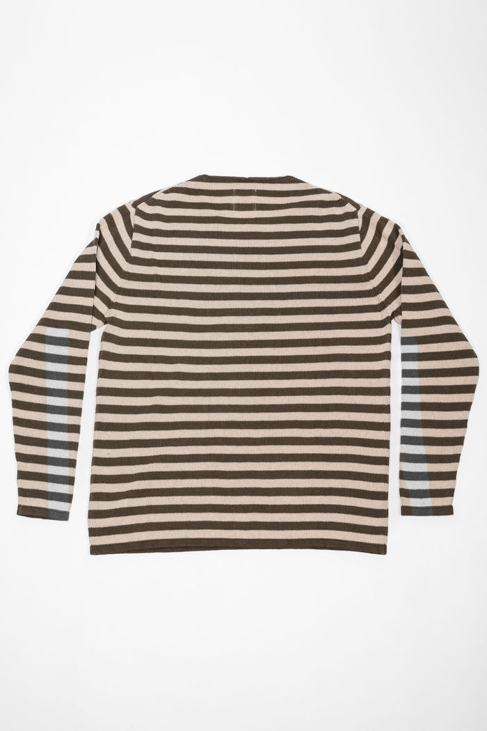 Heimat Textil Jailhouse Harbor Sweater - Military Green/Seashell