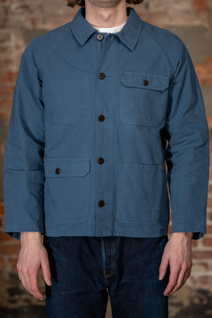 Heimat Textil Journey Coat - Trail Blue Rip Stop