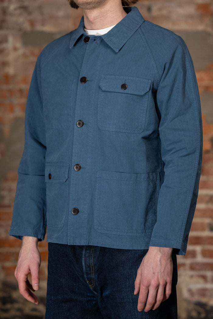 Heimat Textil Journey Coat - Trail Blue Rip Stop