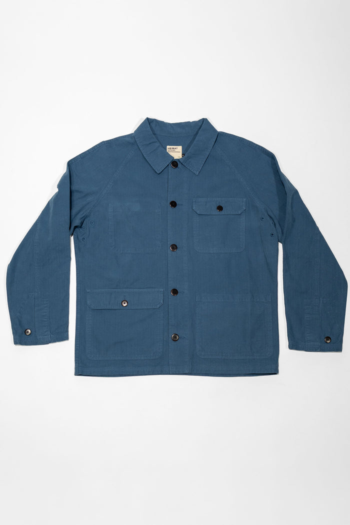 Heimat Textil Journey Coat - Trail Blue Rip Stop