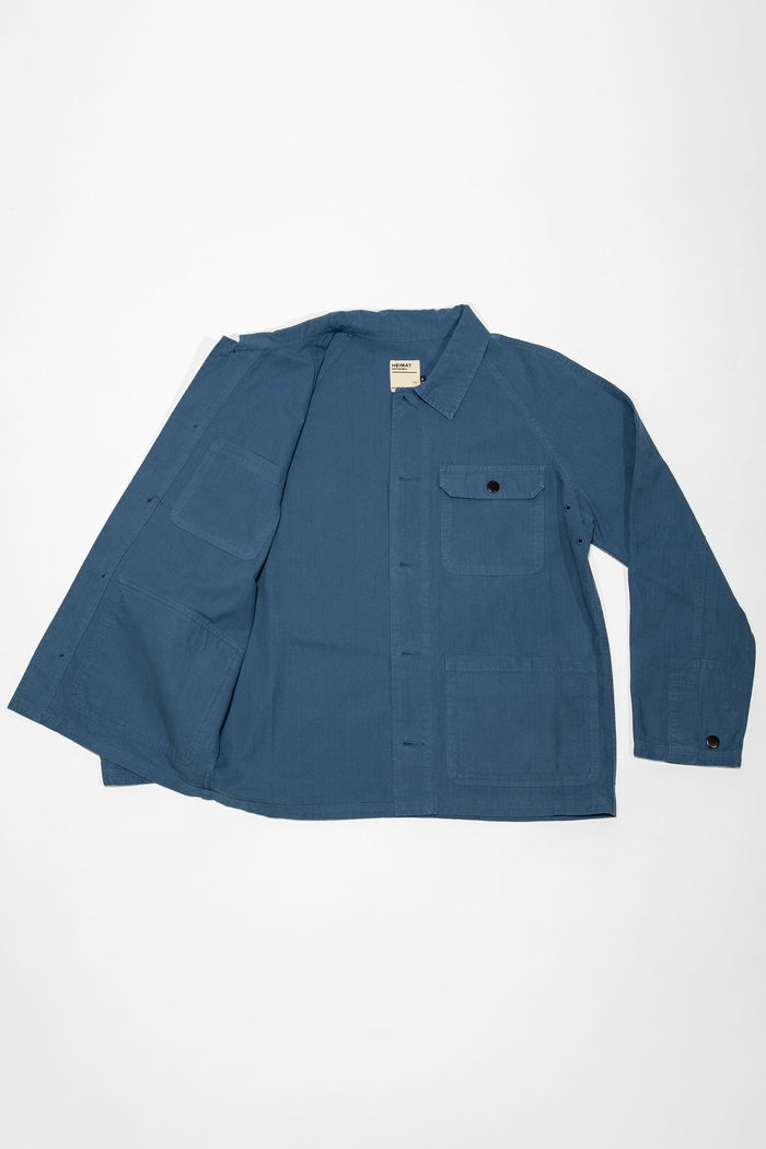 Heimat Textil Journey Coat - Trail Blue Rip Stop
