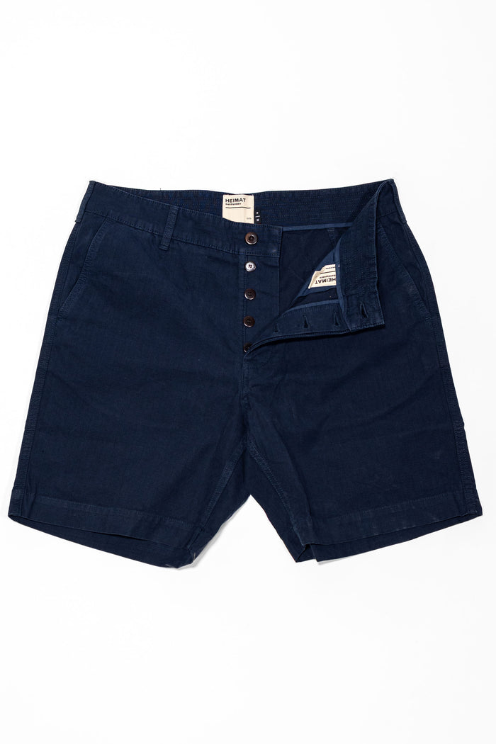 Heimat Textil Journey Short - Ink Rip Stop Cotton