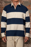 Heimat Textil Raglan Rugby - Ink / Seashell