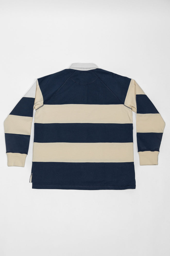 Heimat Textil Raglan Rugby - Ink / Seashell