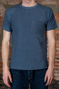 Heimat Textil Raglan Terry Tee - Trail Blue