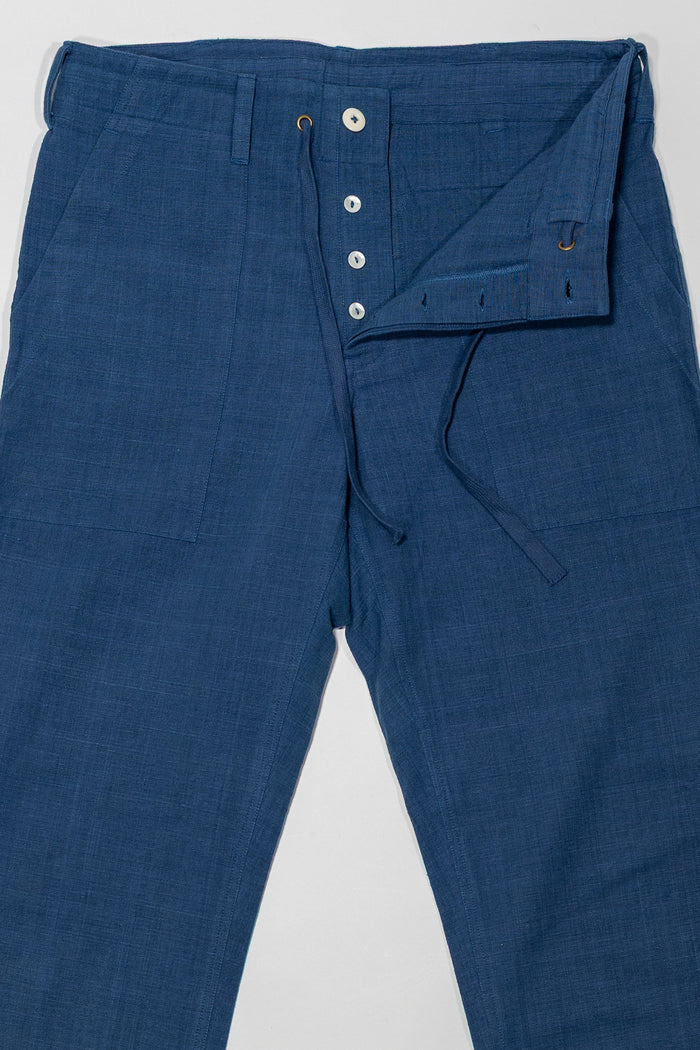 Indi + Ash Obelisk Pant - Powerloom Canvas Warm Indigo