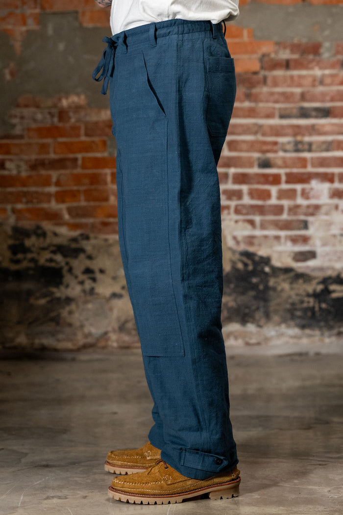 Indi + Ash Raka Pant - Power Loom Ripstop Midnight Teal