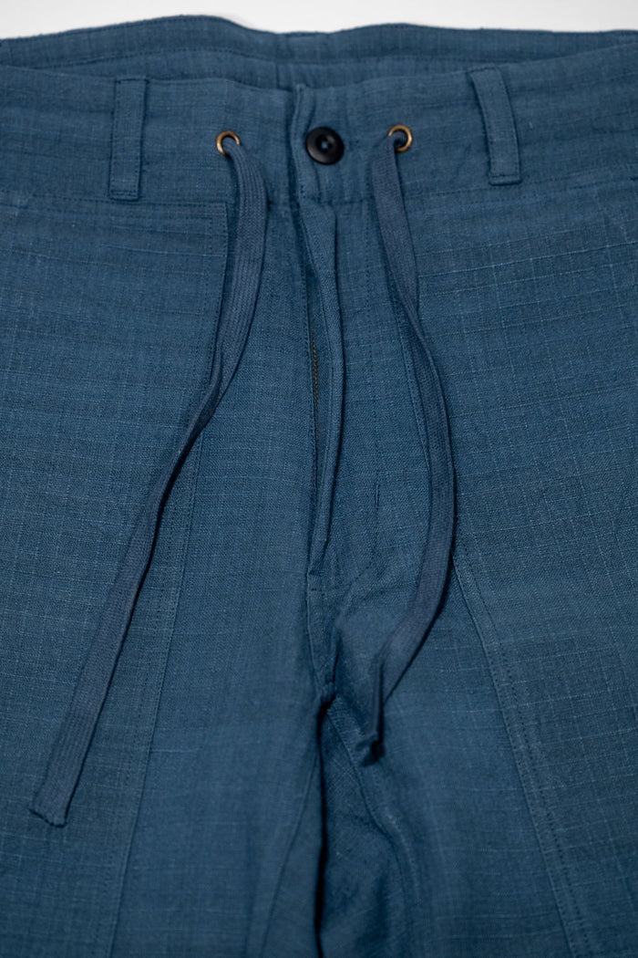 Indi + Ash Raka Pant - Power Loom Ripstop Midnight Teal