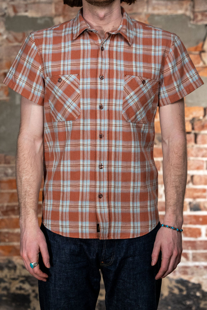 Indigofera Bruce Flannel - Red/Blue Check