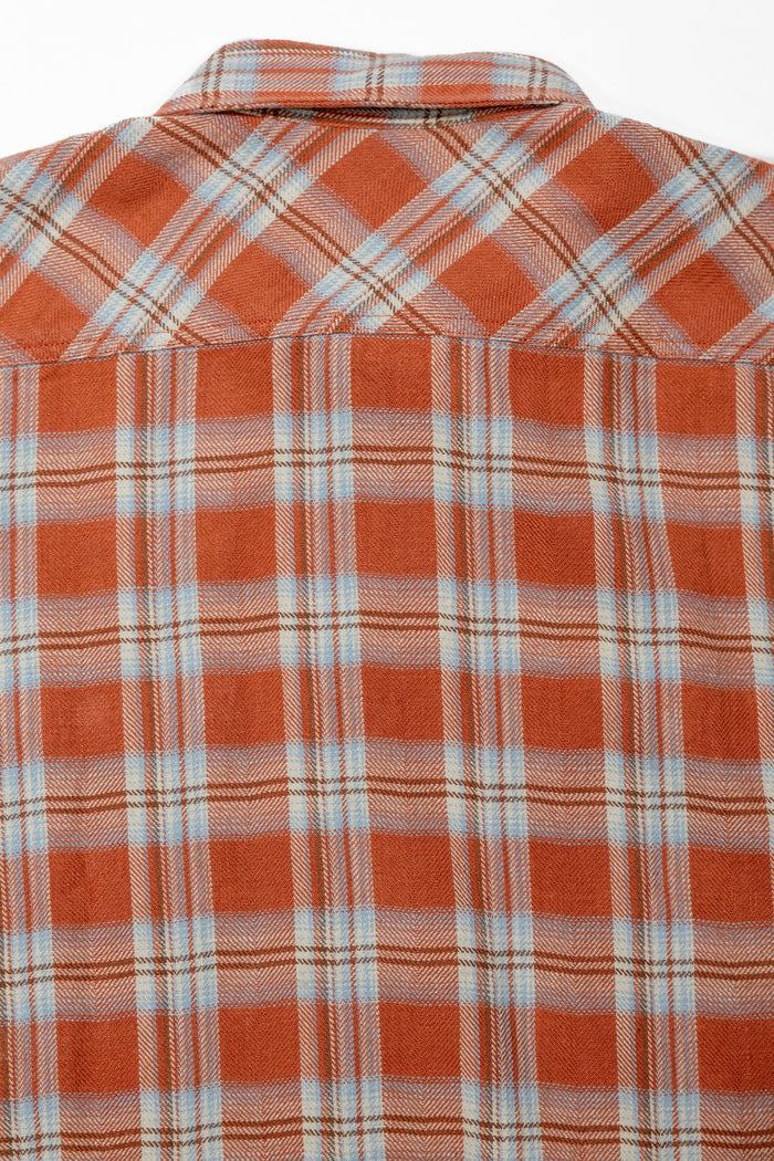 Indigofera Bruce Flannel - Red/Blue Check