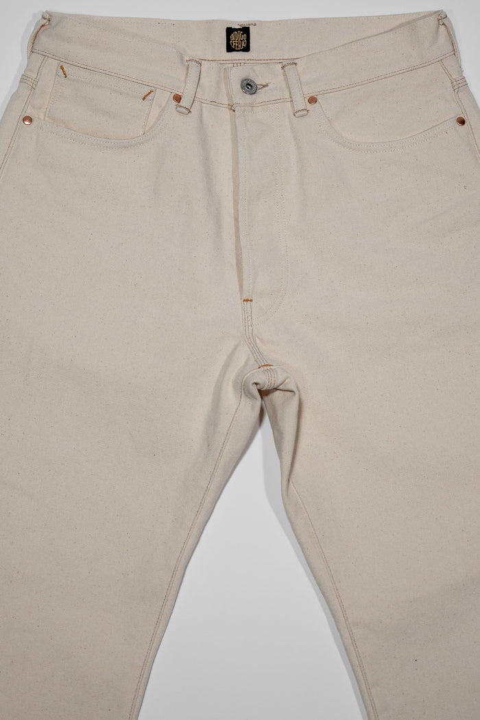 Indigofera Duke - 13oz Smithson Canvas Ecru - front