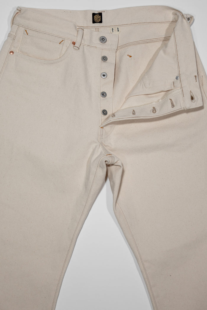 Indigofera Duke - 13oz Smithson Canvas Ecru - front open