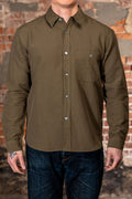 Knickerbocker Jones Cotton & Linen Shirt - Olive