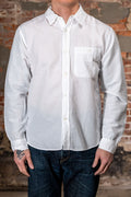 Knickerbocker Jones Cotton & Linen Shirt - White