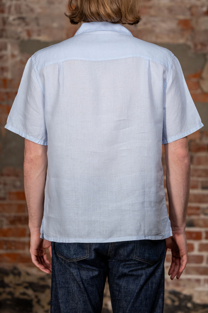 Knickerbocker Marina Linen Shirt - Sky