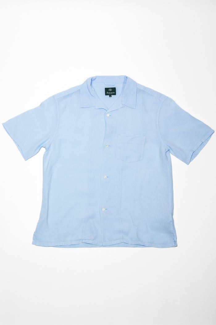 Knickerbocker Marina Linen Shirt - Sky