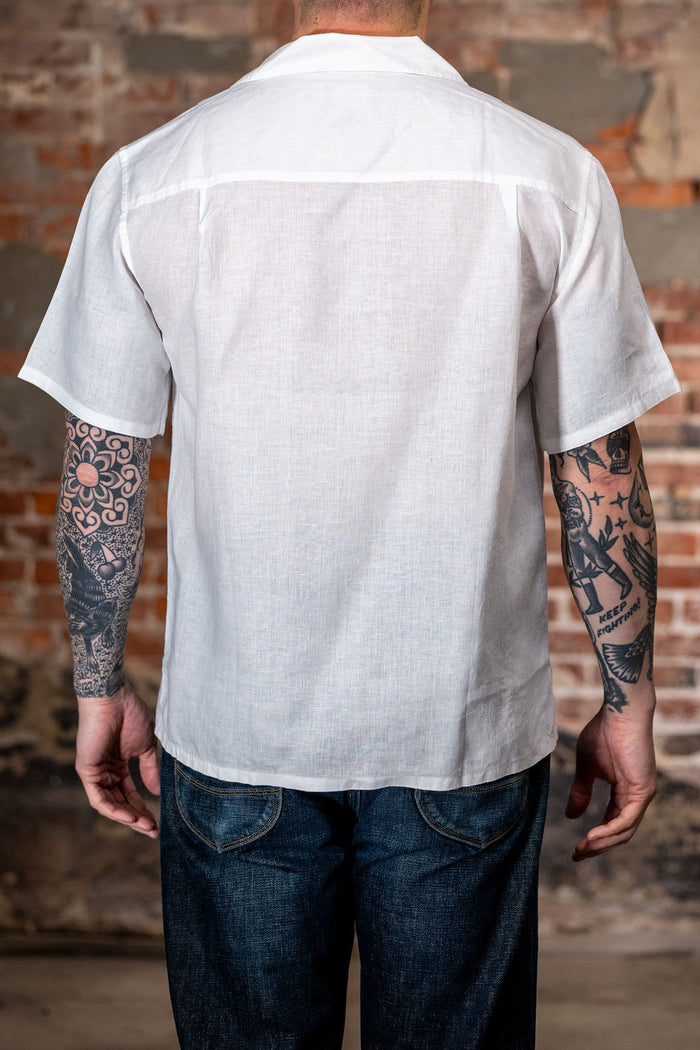 Knickerbocker Marina Linen Shirt - White