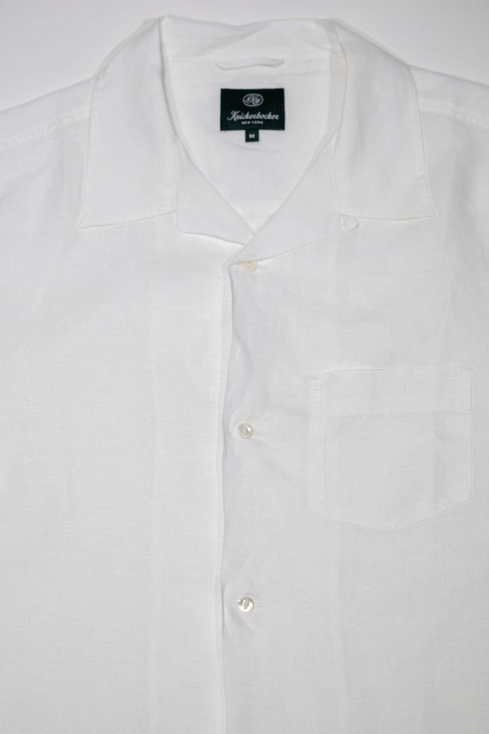 Knickerbocker Marina Linen Shirt - White