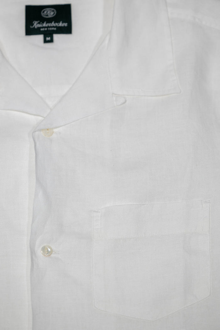 Knickerbocker Marina Linen Shirt - White