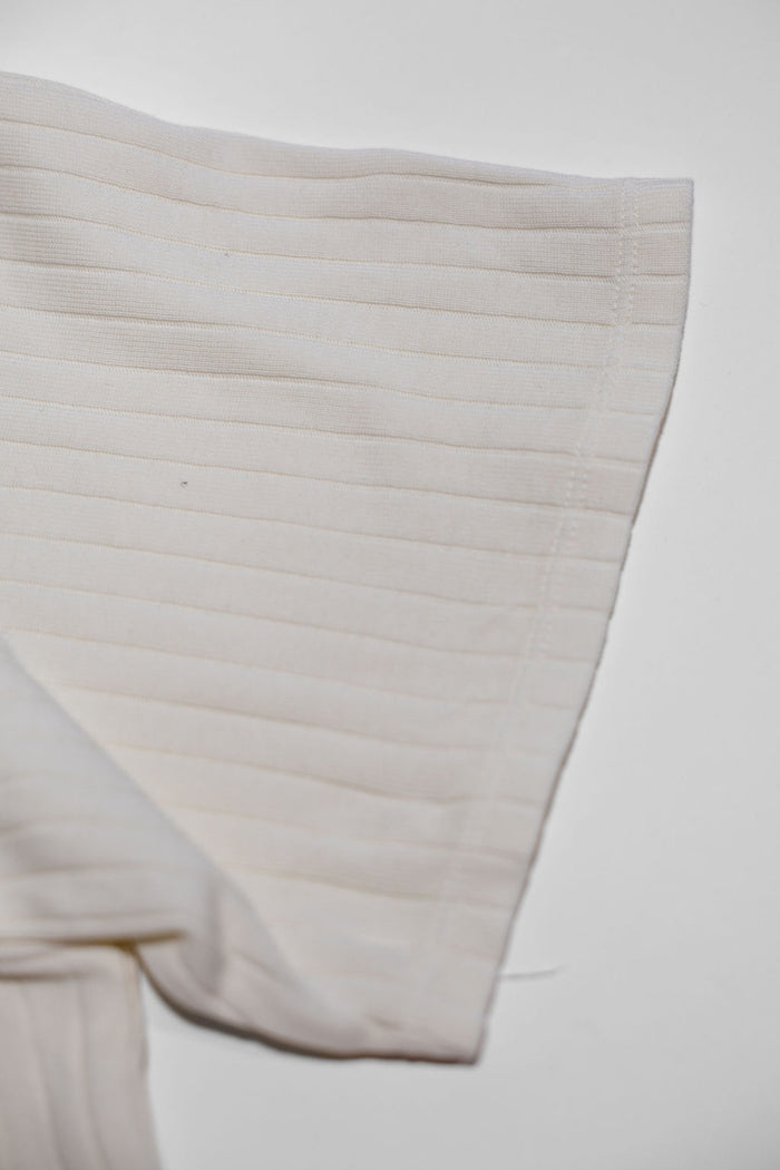Knickerbocker Rib Pocket T-shirt - Milk
