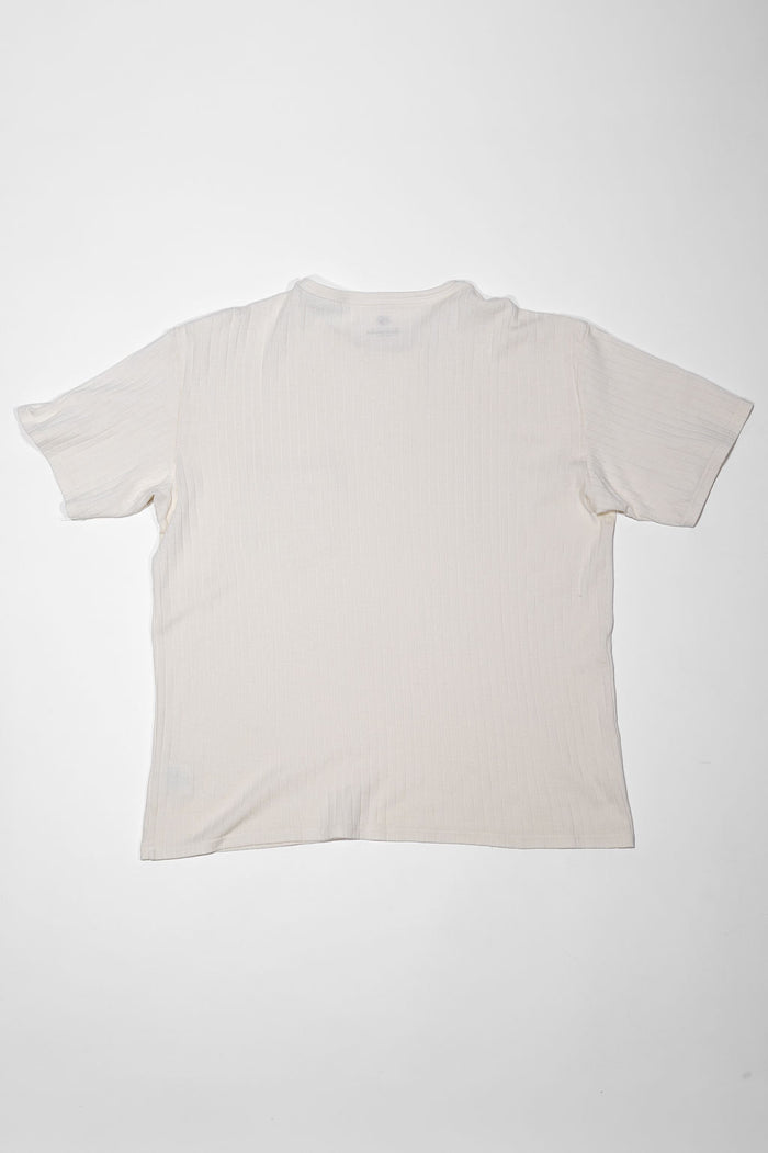 Knickerbocker Rib Pocket T-shirt - Milk