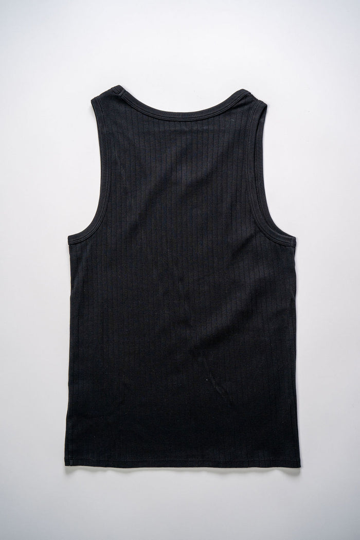 Knickerbocker Rib Tank - Black