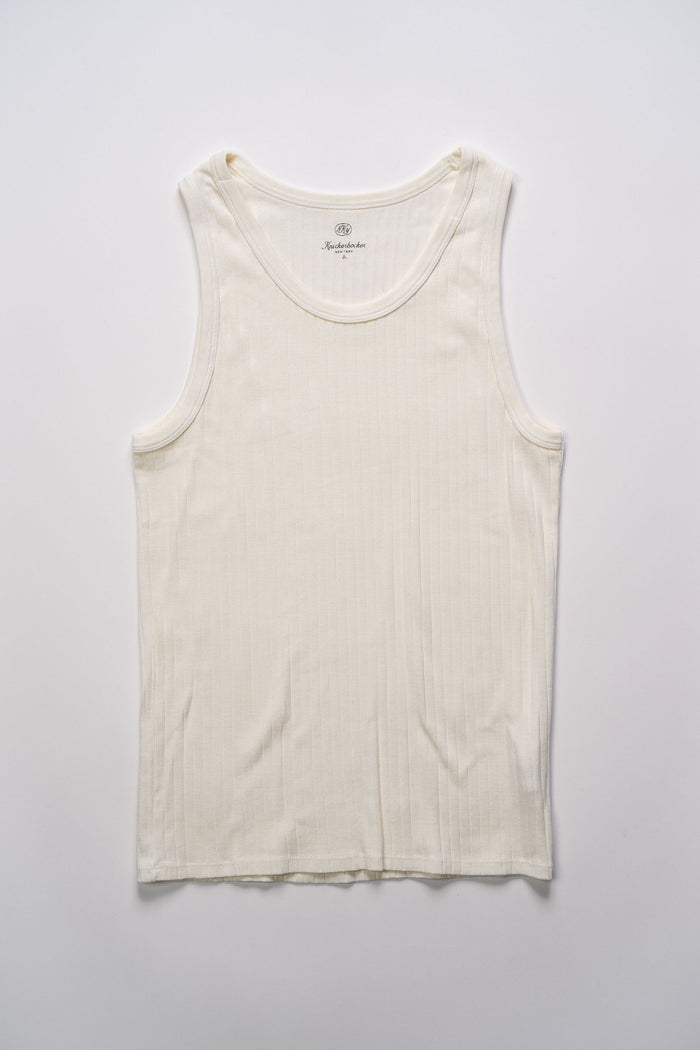 Knickerbocker Rib Tank - Milk