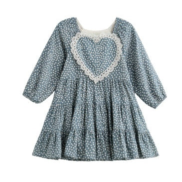 Mabel + Honey Dolly Dress | Blue