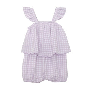 Mabel + Honey Sugar Plum Romper | Purple