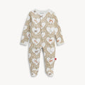 Magnetic Me Animal Heart Organic Cotton Footie