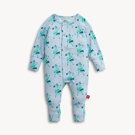 Magnetic Me Everybody Prance Now Blue Ruffle Convertible Coverall