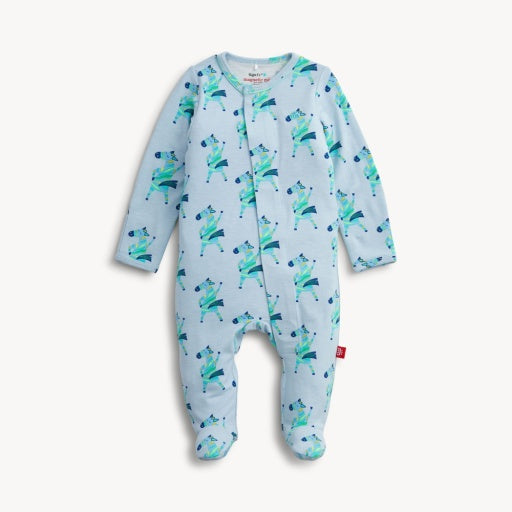 Magnetic Me Everybody Prance Now Blue Ruffle Footie