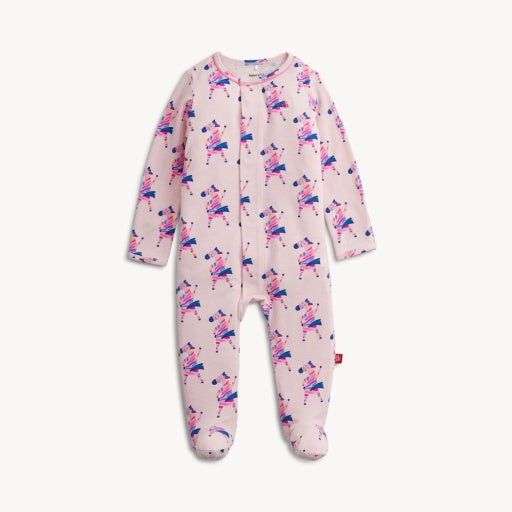 Magnetic Me Everybody Prance Now Pink Ruffle Footie