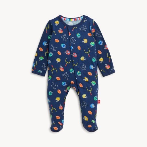 Magnetic Me First Down Fun Modal Footie