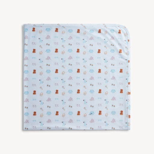 Magnetic Me Nursery Nostalgia Blue Modal Blanket