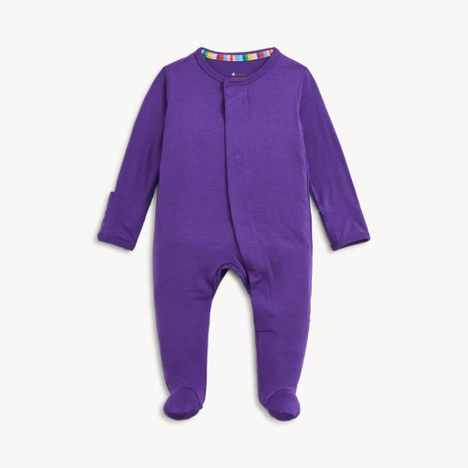 Magnetic Me Purple Solid Modal Footie