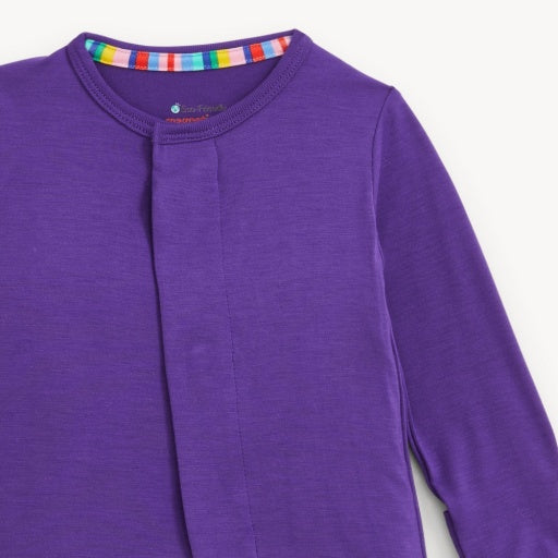 Magnetic Me Purple Solid Modal Footie