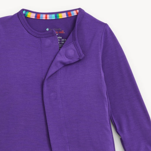 Magnetic Me Purple Solid Modal Footie
